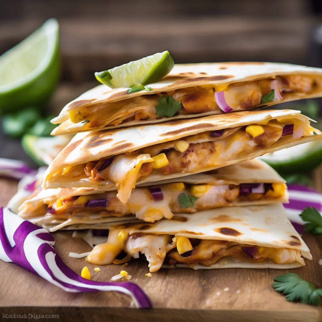 BBQ Chicken Quesadillas recipe
