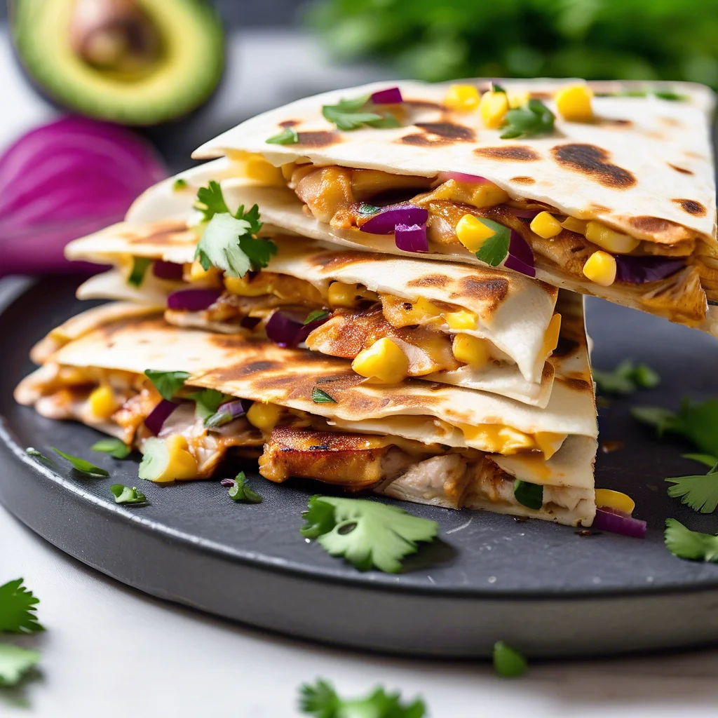 Final BBQ Chicken Quesadillas recipe