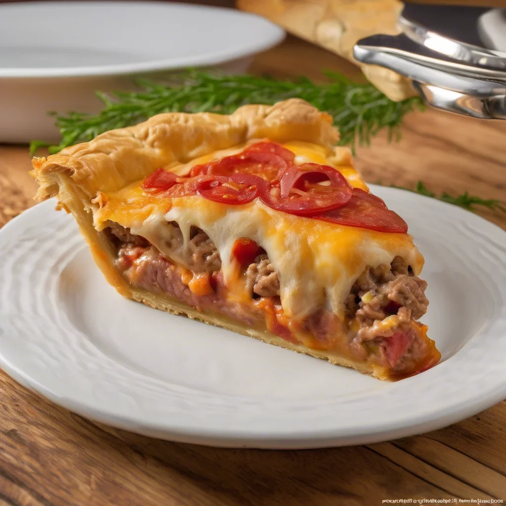 Final Deep Hamburger, Sausage & Pepperoni Pie Recipe