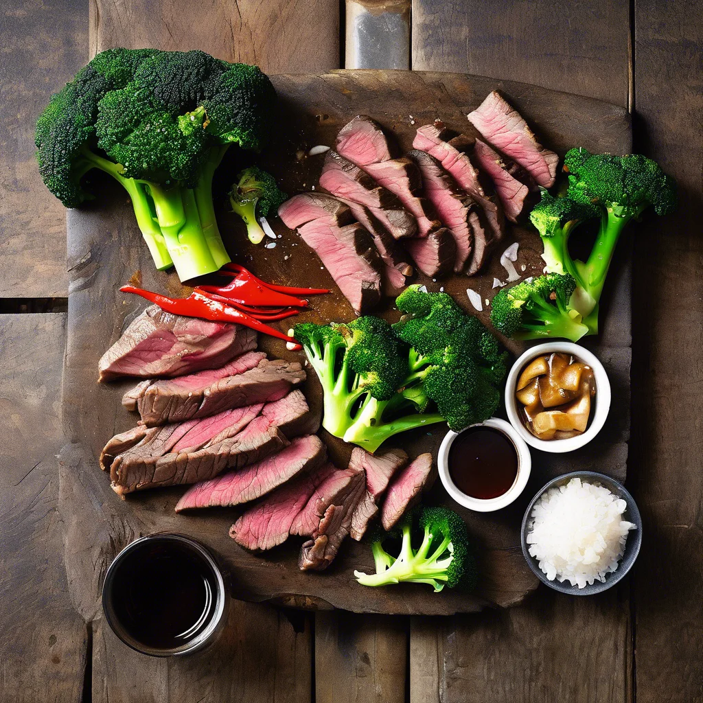 Ingredients for Beef And Broccoli Stir Fry