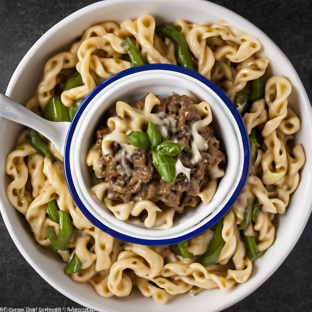 Final Cheese Steak Homemade Hamburger Helper - Cooking in the Midwest