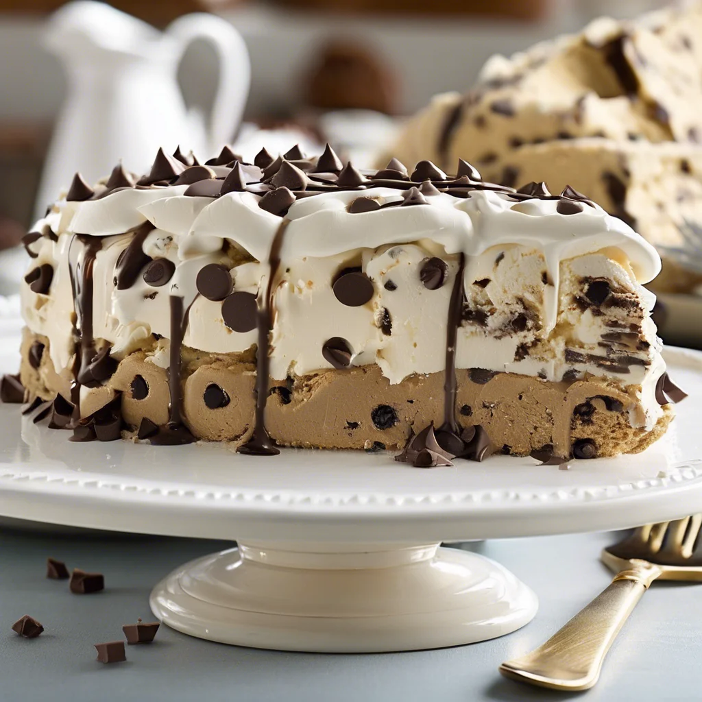 Final Chocolate Chip Cookie Dough Ice Cream Cake recipe 