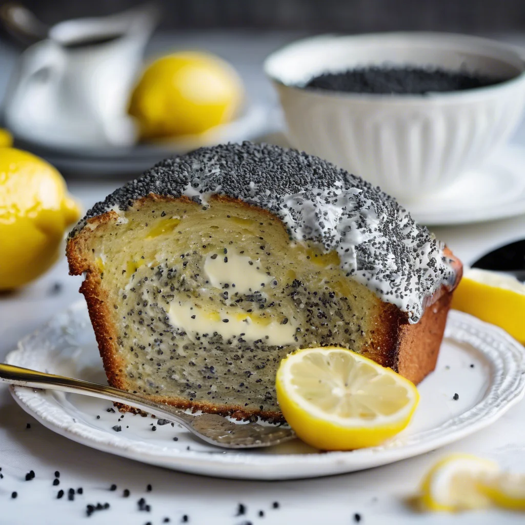 Final LEMON POPPY SEED LOAF WITH GLAZE
