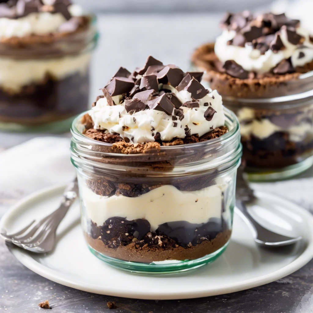 Loaded Brownie Cheesecake Dessert Cups recipe