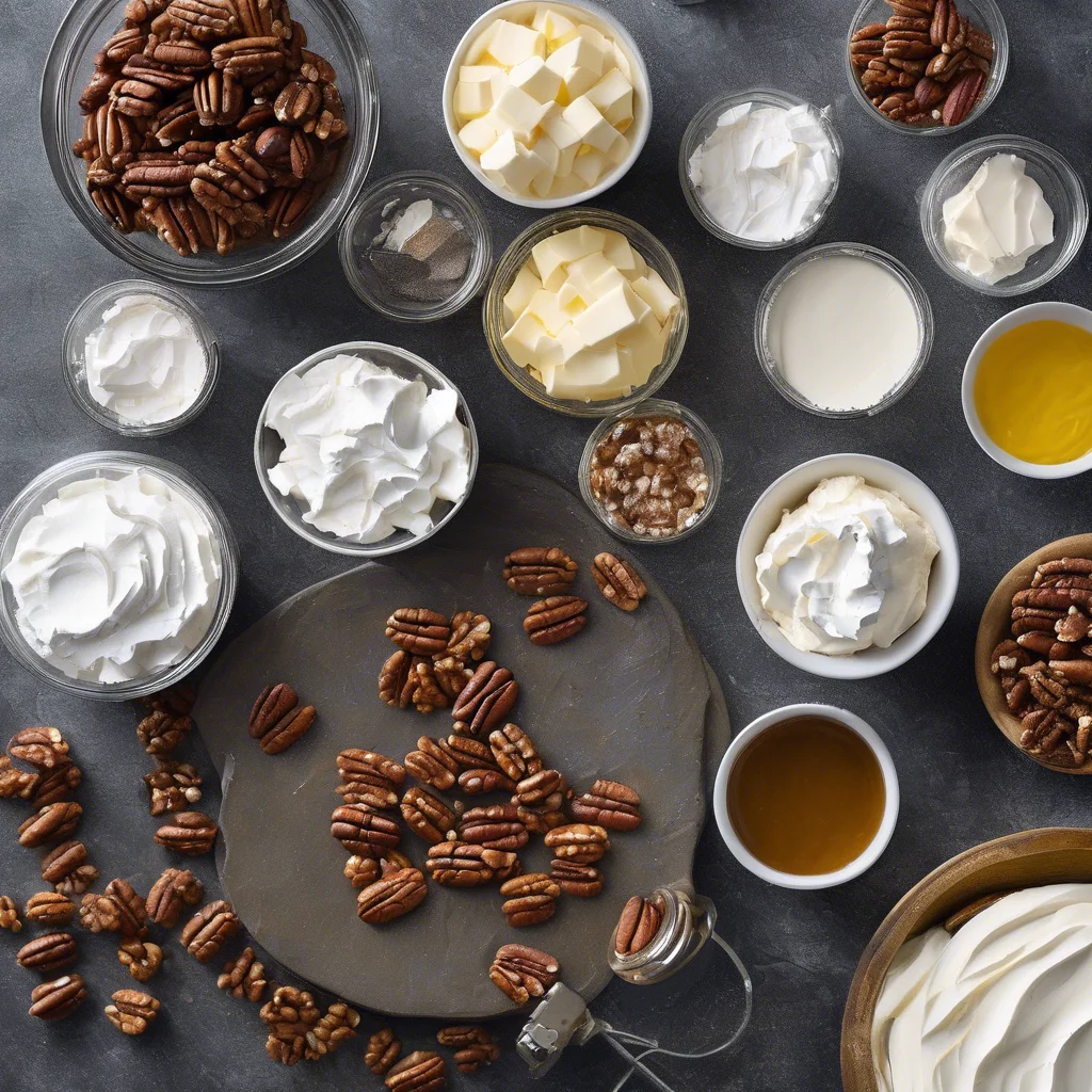 Ingredients for No Bake Pecan Pie Dip