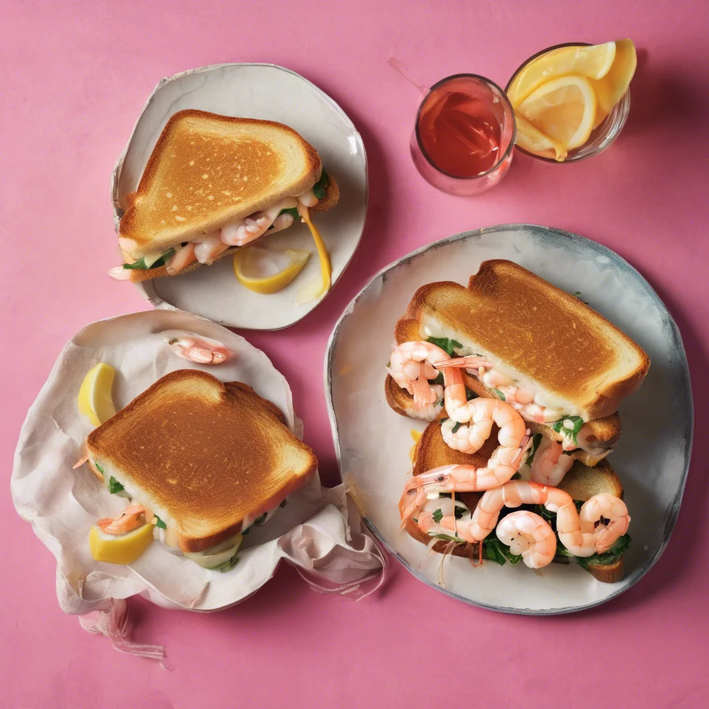 Ingredients for Shrimp Grilled Cheese Recipe