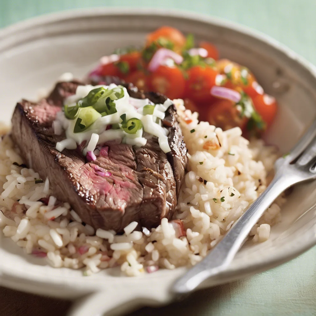 Final Steak & Queso Rice Recipe