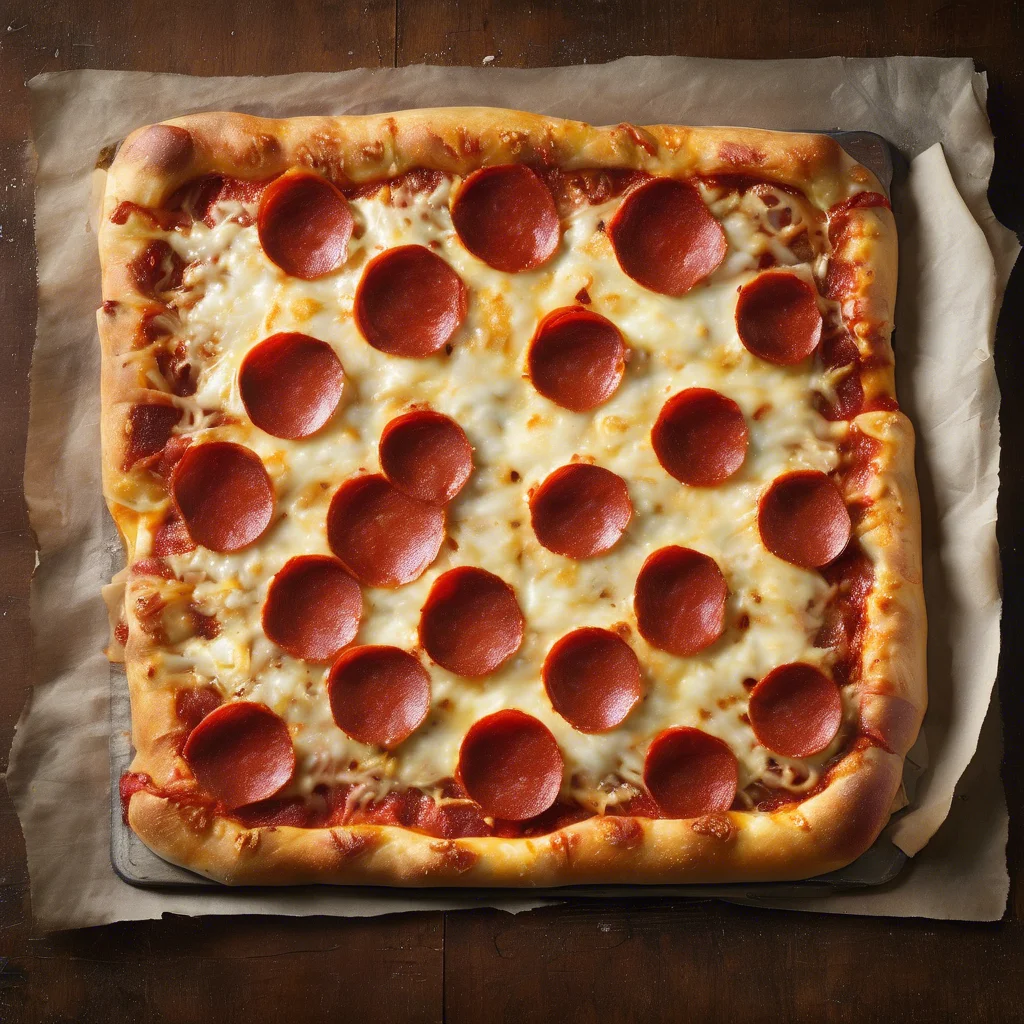 Stuffed Crust Pepperoni Pizza