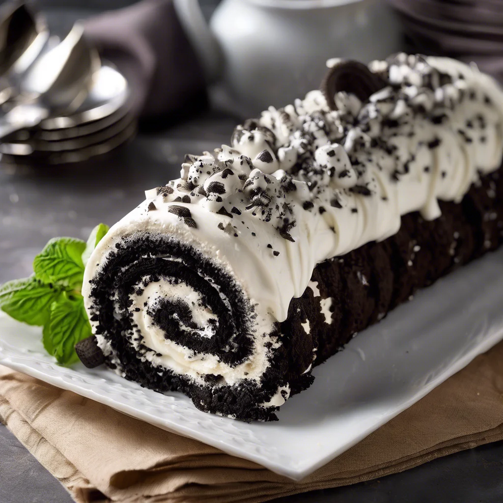 Final Cookies and Cream Oreo Cake Roll