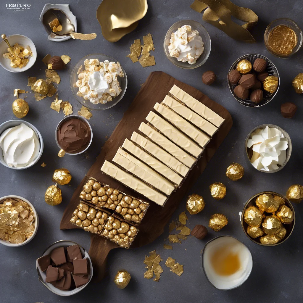 Ingredients for Ferrero Rocher Cheesecake No Bake recipe