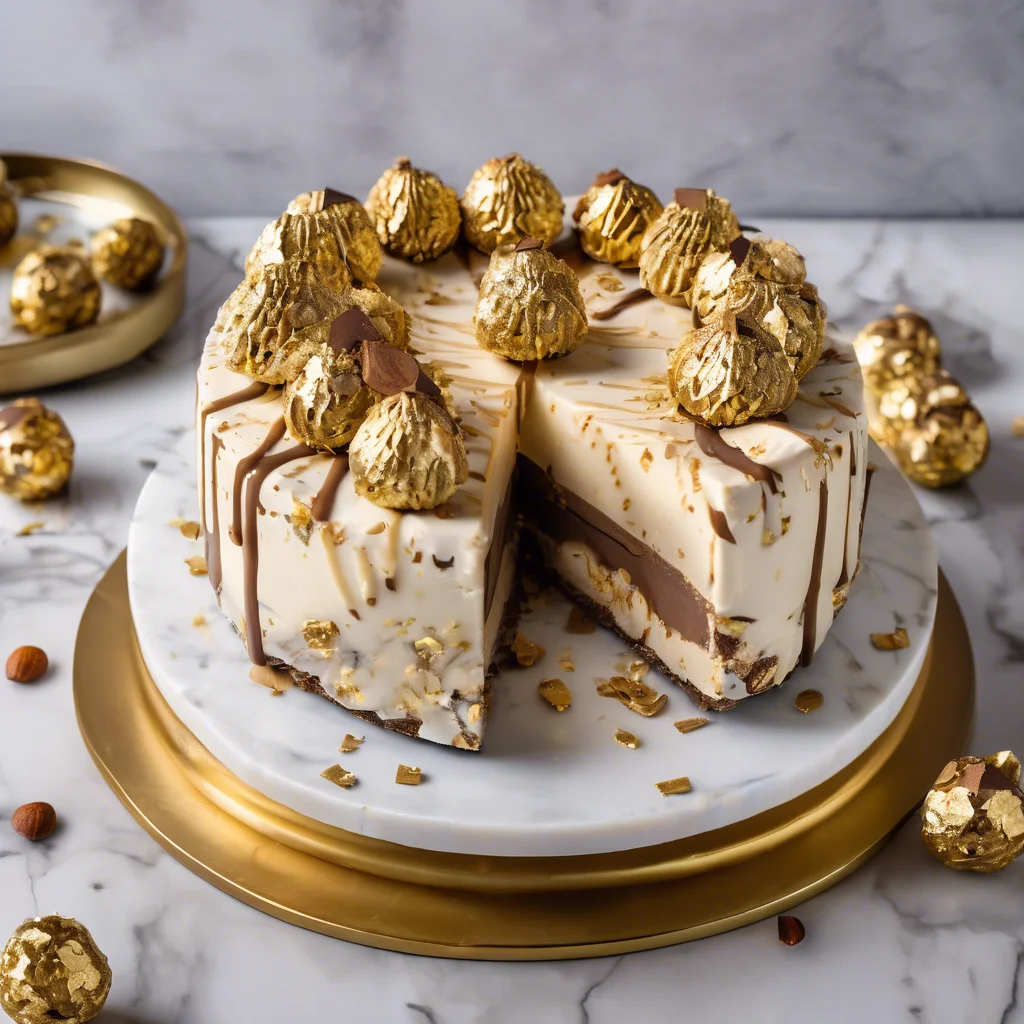 Ferrero Rocher Cheesecake No Bake recipe