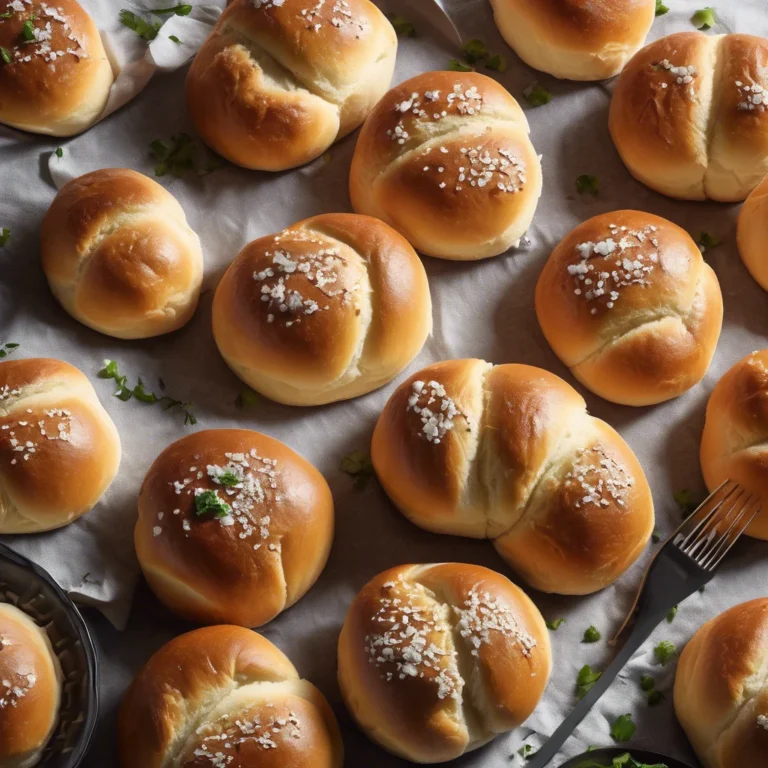 Fluffy homemade dinner rolls with golden crust, steaming on a rustic table.