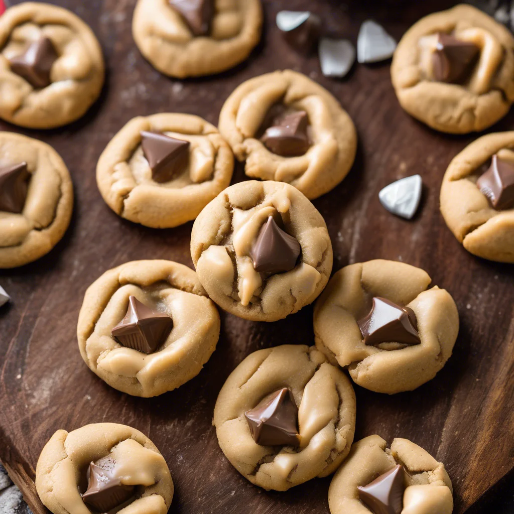 Peanut Butter Blossoms (Peanut Butter Cookies with Hershey’s Kiss)